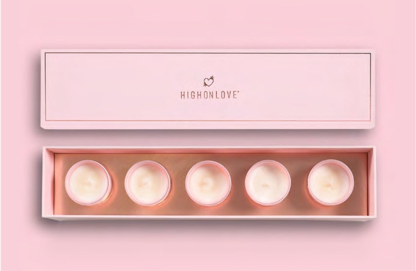 Mini sensual massage candle collection