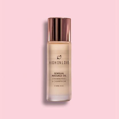 Mini Massage Oil-Strawberries & Champagne